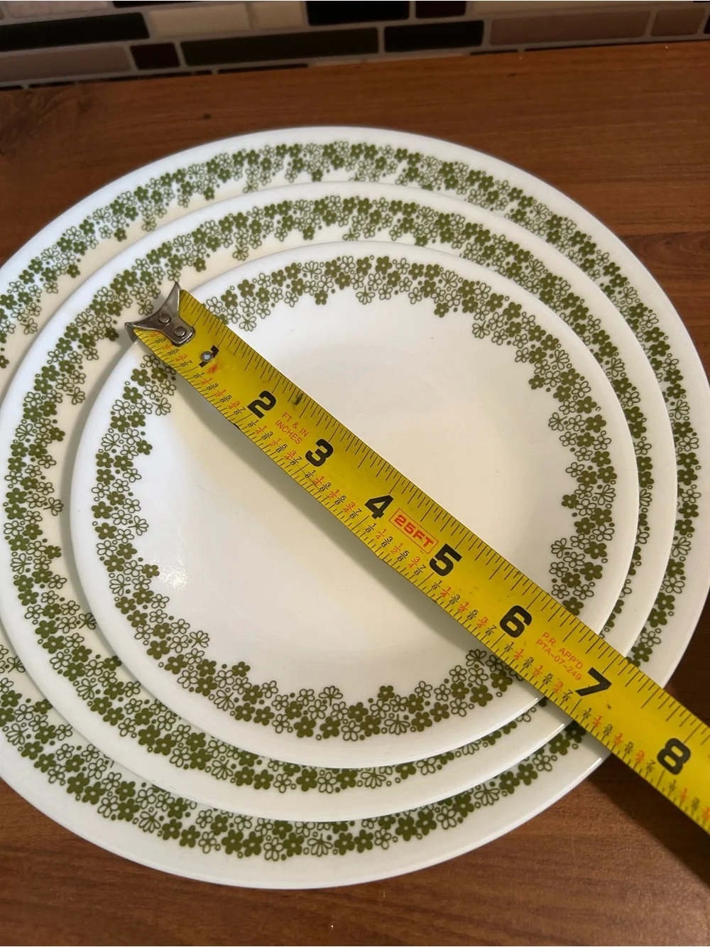 Vintage Corelle Spring Blossom Crazy Daisy 5 pc Place Setting